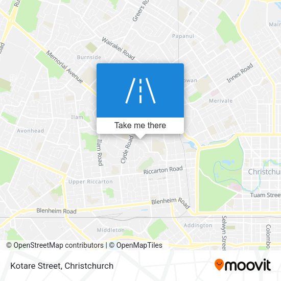 Kotare Street map