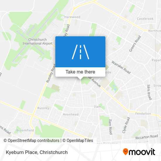 Kyeburn Place map