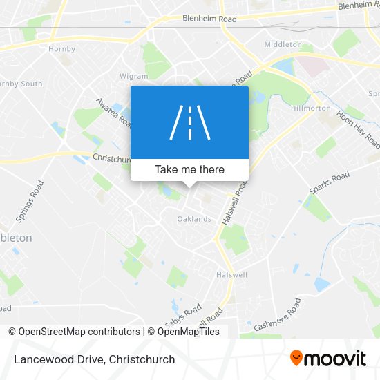 Lancewood Drive map