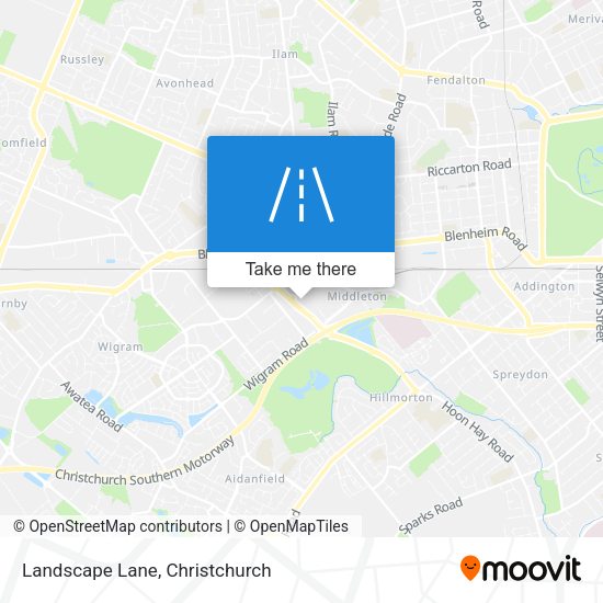 Landscape Lane map
