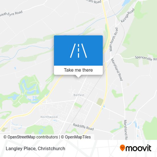 Langley Place map
