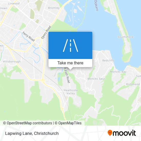 Lapwing Lane map