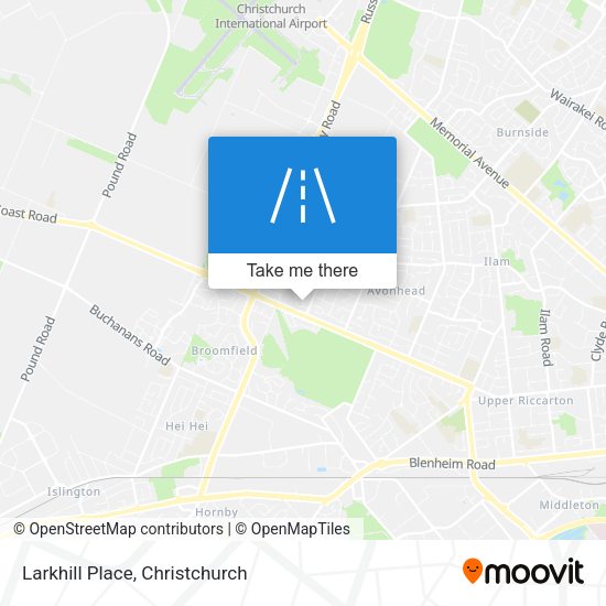 Larkhill Place map