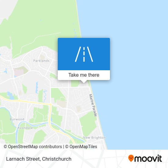 Larnach Street map