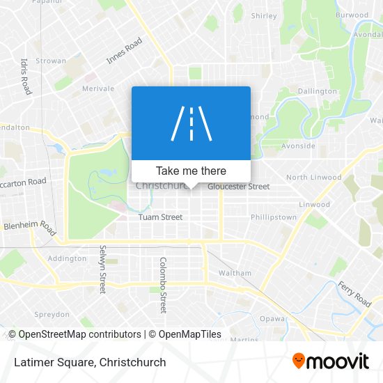 Latimer Square map