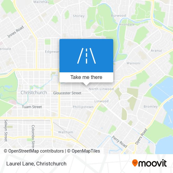 Laurel Lane map
