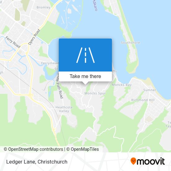 Ledger Lane map