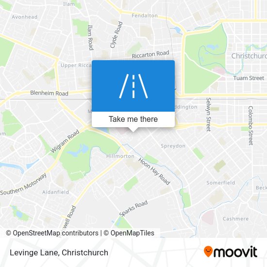 Levinge Lane map