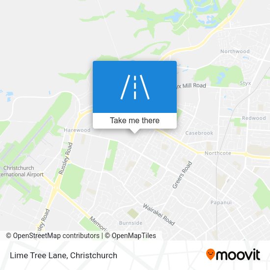 Lime Tree Lane map