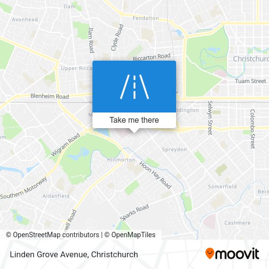 Linden Grove Avenue map
