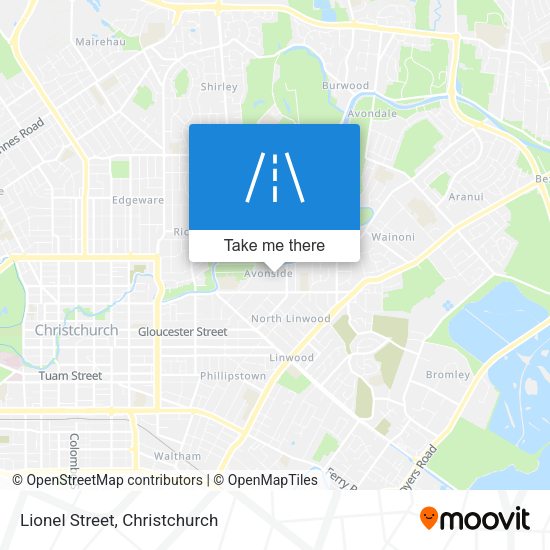 Lionel Street map