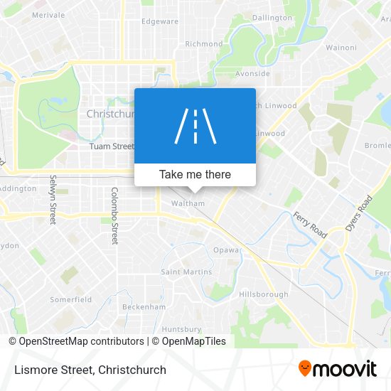 Lismore Street map