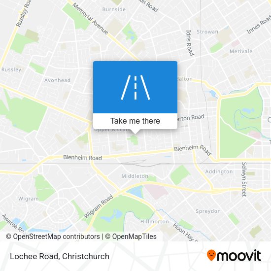Lochee Road map