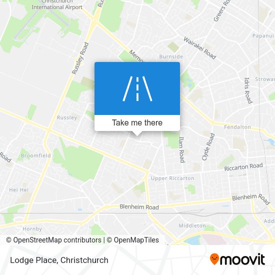 Lodge Place map