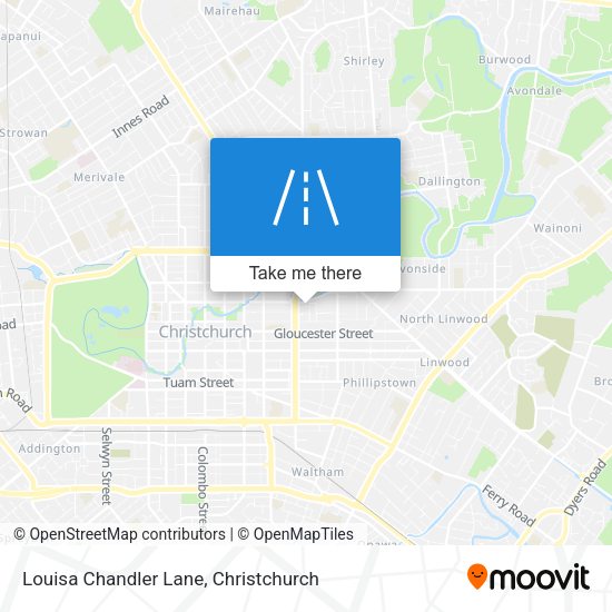 Louisa Chandler Lane map