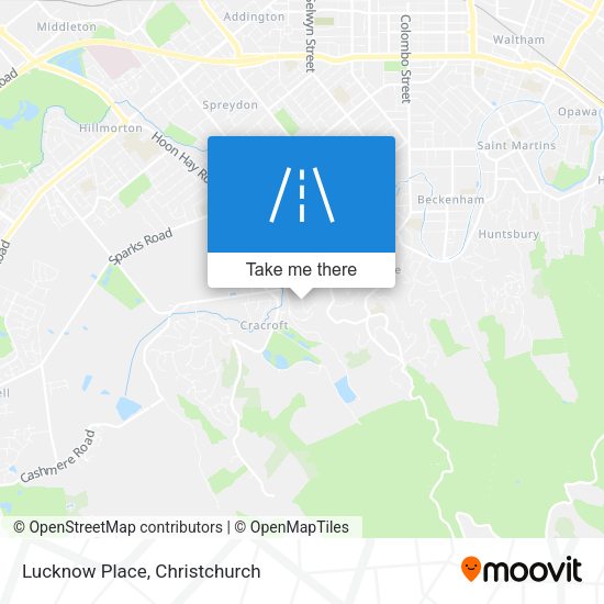 Lucknow Place map