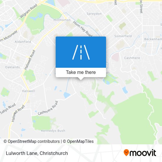 Lulworth Lane map