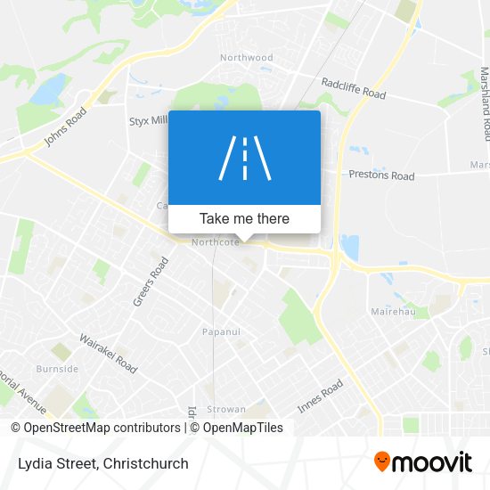 Lydia Street map