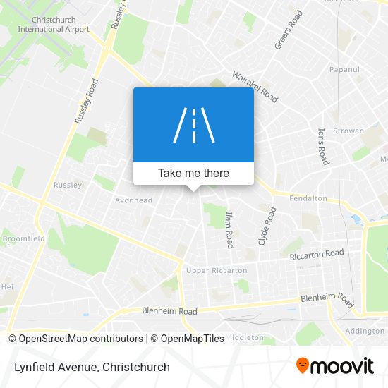 Lynfield Avenue map