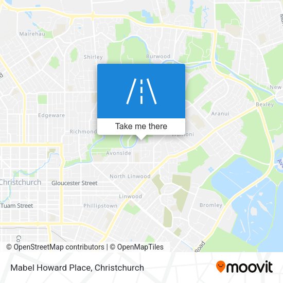 Mabel Howard Place map