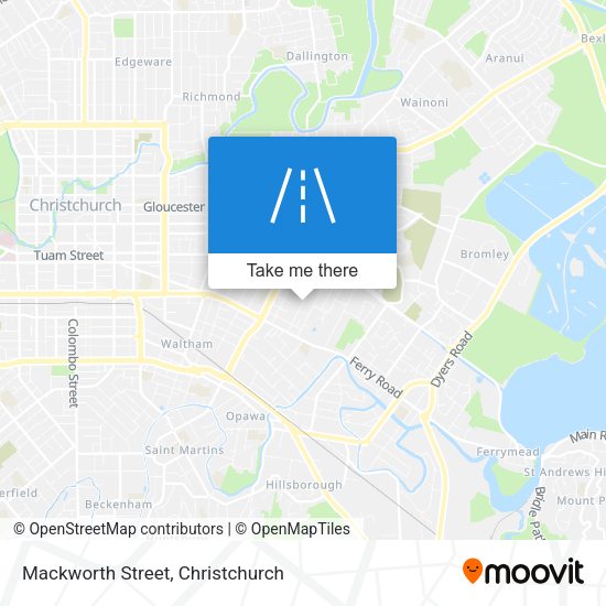 Mackworth Street map