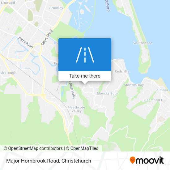 Major Hornbrook Road map