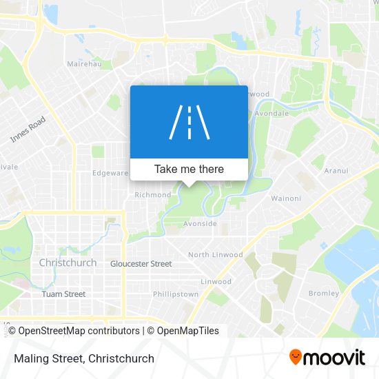 Maling Street map
