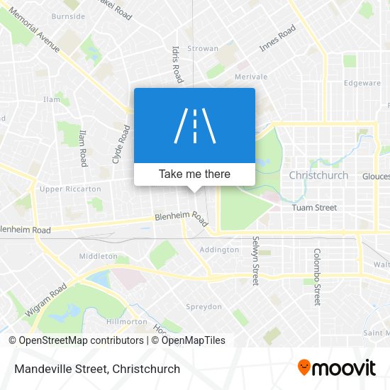 Mandeville Street map