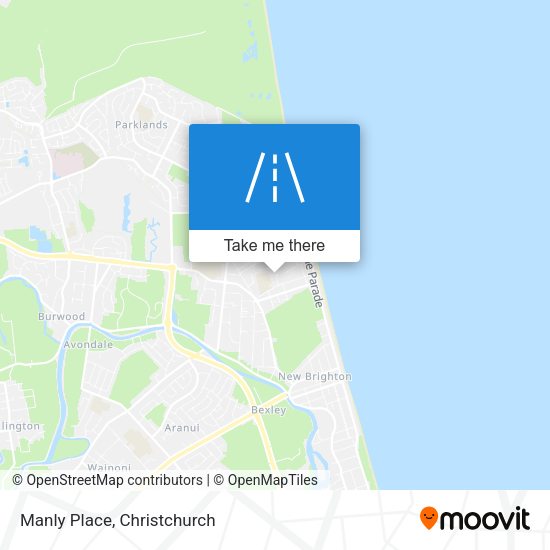 Manly Place map