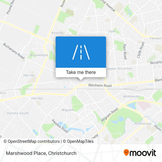 Marshwood Place map