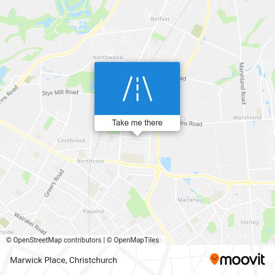 Marwick Place map