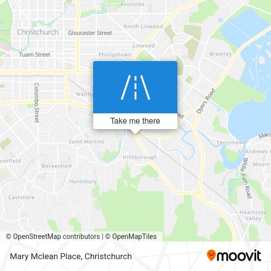 Mary Mclean Place map