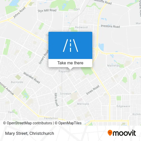 Mary Street map