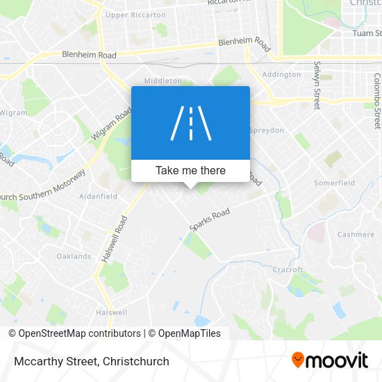 Mccarthy Street map