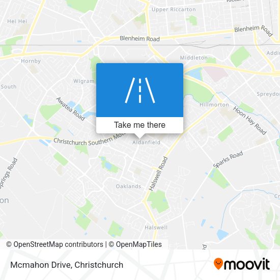 Mcmahon Drive map