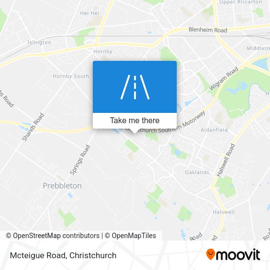Mcteigue Road map