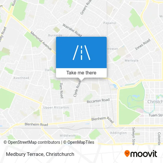 Medbury Terrace map