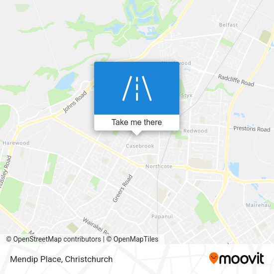 Mendip Place map