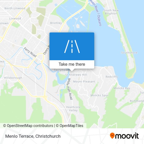 Menlo Terrace map