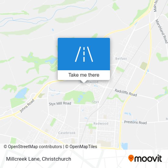 Millcreek Lane map