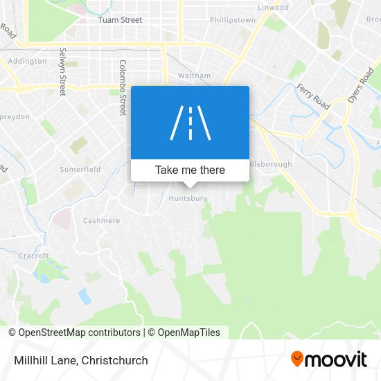Millhill Lane map