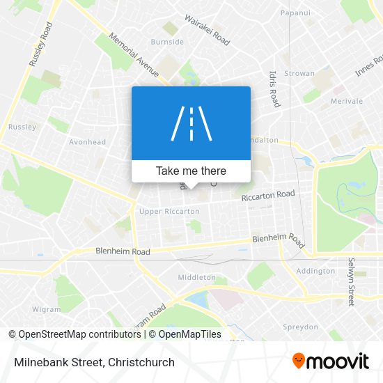 Milnebank Street map