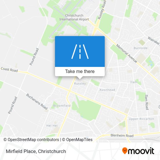 Mirfield Place map