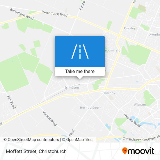 Moffett Street map