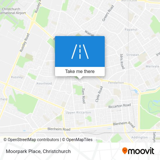 Moorpark Place map