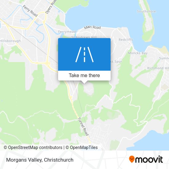 Morgans Valley map
