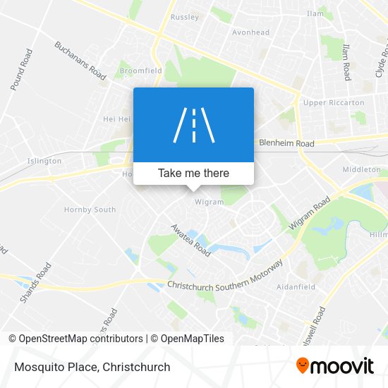 Mosquito Place map