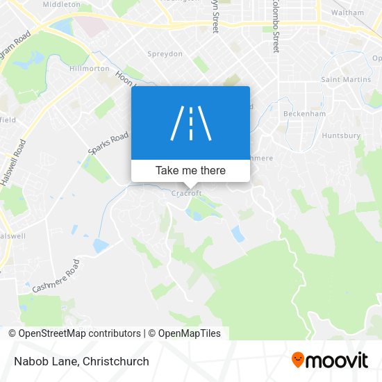 Nabob Lane map