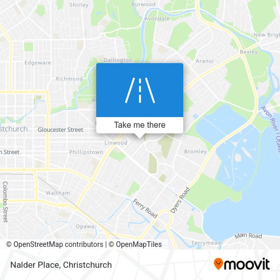 Nalder Place map