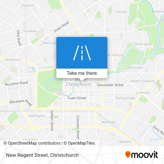 New Regent Street map